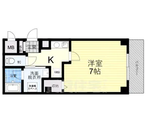 パルティール花水木【4階】の間取り
