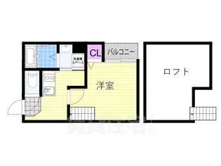 スカイフラット姫島【2階】の間取り