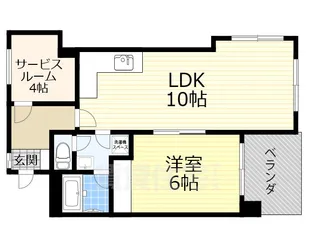 エクセルウィーン塚本【6階】の間取り
