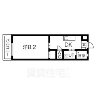 アパートメント膳所【3階】の間取り