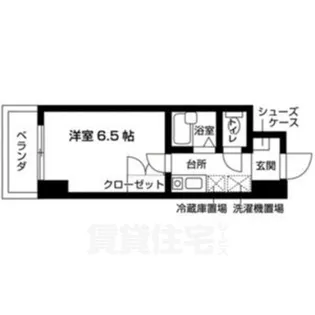 CASA VERDE寺町二条(カーサヴェルデ)【2階】の間取り