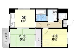 レジデンス赤坂【3階】の間取り