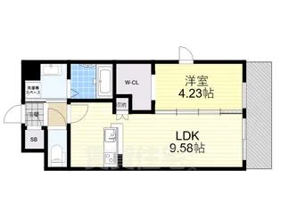 Bris西宮【4階】の間取り