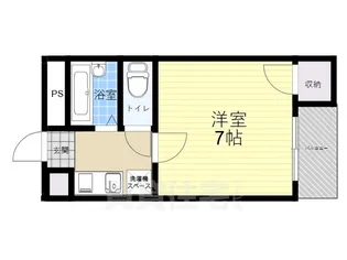 ハイムユタカ1【2階】の間取り