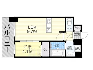 プレサンス桜山駅前アフォード【14階】の間取り