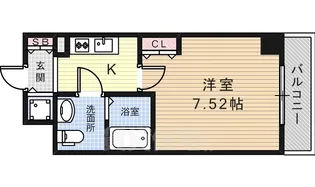 エス・キュート尼崎2【10階】の間取り