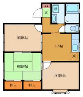 ルシェール藤原台 A棟【1階】の間取り