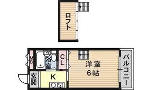 大阪府松原市上田5丁目【アパート】の間取り