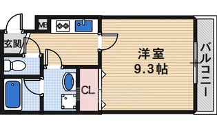 1Kの間取り画像