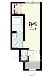 大阪府堺市堺区少林寺町西4丁【アパート】の間取り