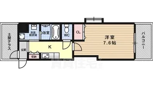 ウィング新北野【3階】の間取り