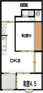 京都府京都市南区西九条西柳ノ内町【一戸建】の間取り
