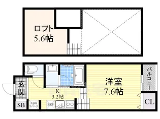 Residencia【2階】の間取り