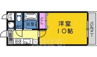 パルファン梅北【302号室】の間取り