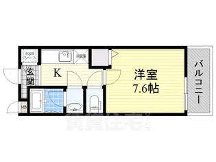 大阪府和泉市唐国町1丁目【アパート】の間取り
