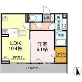 パークカメリア【1階】の間取り