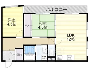 メゾン・デ・アムール【4階】の間取り
