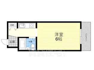 シェルプール弐番館【3階】の間取り