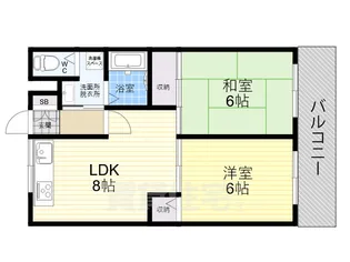ハイツコーセー【405号室】の間取り