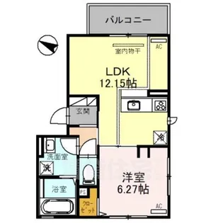 カーサ ヨシ【3階】の間取り
