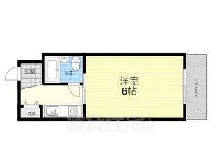 シェルプール弐番館【1階】の間取り