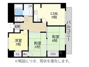 ロイヤル杁中【10階】の間取り