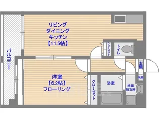 リブル高砂【2階】の間取り