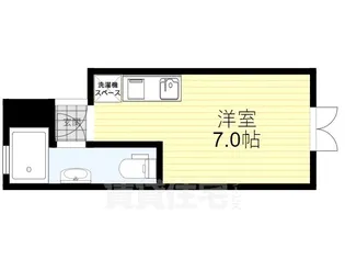 CINQ APPARTMENT【5階】の間取り