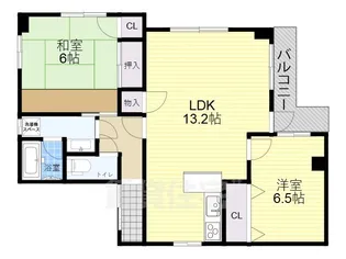 UP GRAND塚本【2階】の間取り