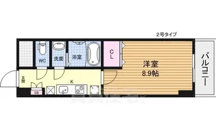 プロスパーレインボーヴィラ【2階】の間取り