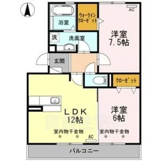 PREMIER VIOLET【1階】の間取り