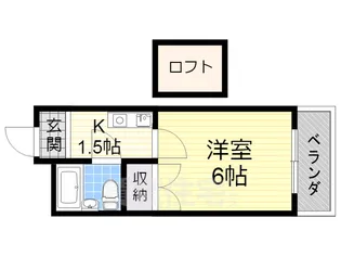 オリエントシルク【1階】の間取り