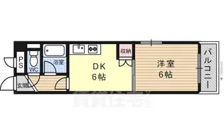 大阪府大阪市淀川区三津屋南2丁目【マンション】の間取り