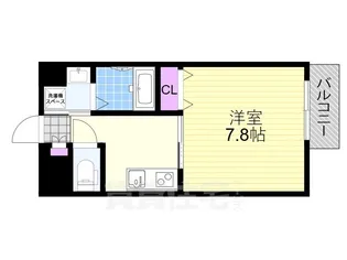 アール大阪リュクス【2階】の間取り
