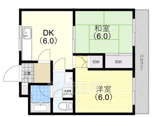 エクレール衣掛【3階】の間取り