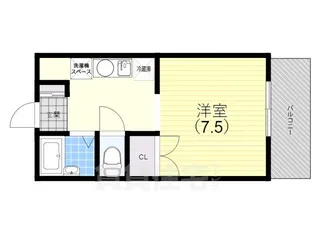 エスポワール須磨【1階】の間取り