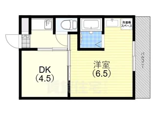 ヴィラナリー雲雀丘3号棟【4階】の間取り
