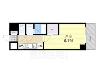 ザ・パークハビオ塚本【11階】の間取り