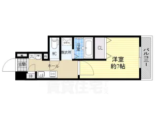 B-RISE駒川【902号室】の間取り