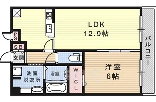 フェニックス武庫川東【3階】の間取り