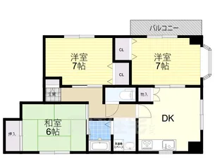 ヴェルディ千里【3階】の間取り