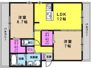 ストラーダ【3階】の間取り