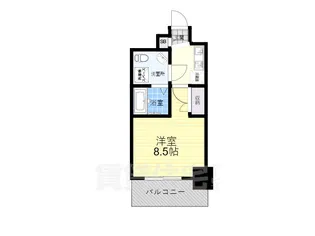 セレニテ甲子園【3階】の間取り