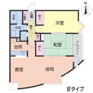 メゾンドール夙川台【4階】の間取り
