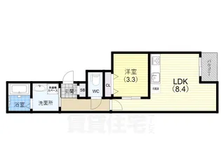 C-GRID脇浜【2階】の間取り