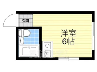 大和ヒューマンハイツ【3階】の間取り