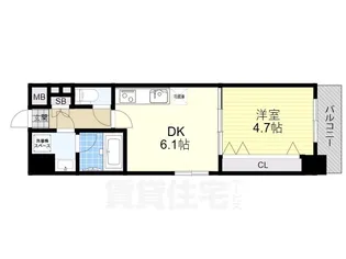 エンゼルプラザ大津長等【5階】の間取り