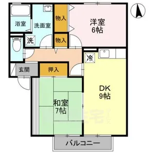 サンパティオ【2階】の間取り