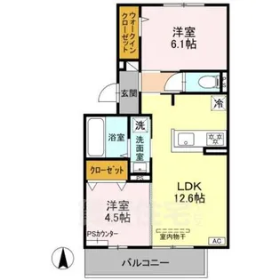 「Bell soar」【3階】の間取り