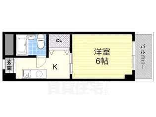 ハッピーハイツ【5階】の間取り